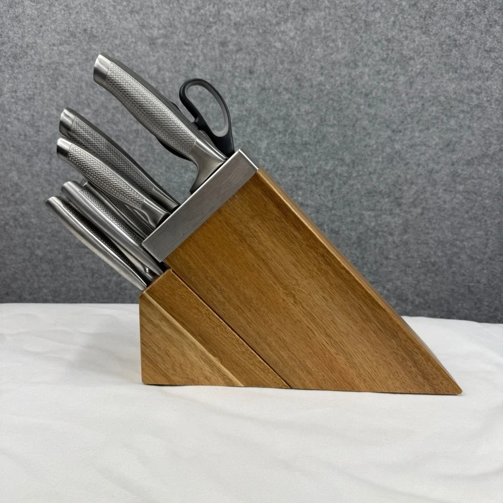 Henckels Diamondl Dynamic 13 Piece Knife Set with Wood Block and Shears